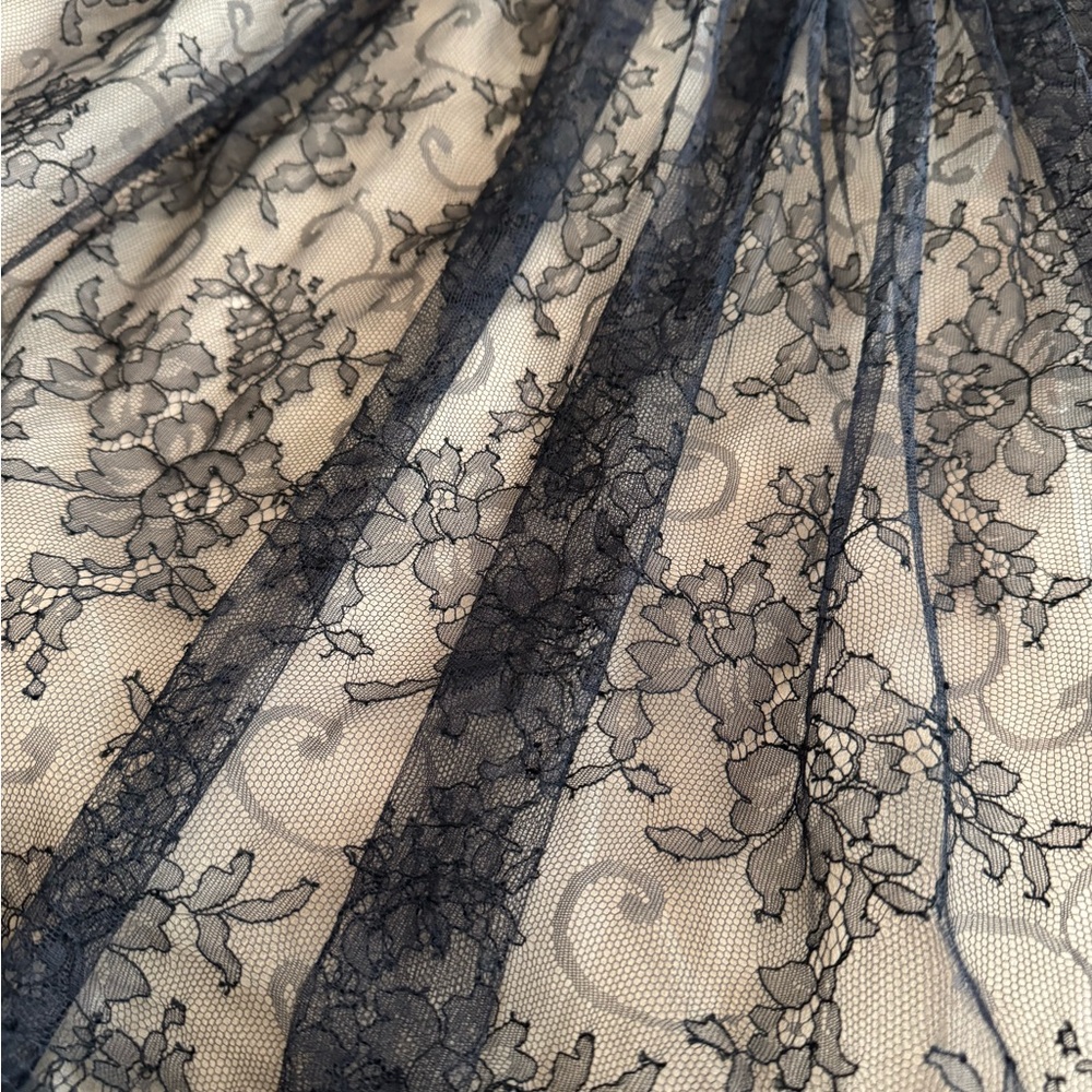 Valentino Black Lace Skirt - Picture 2 of 4